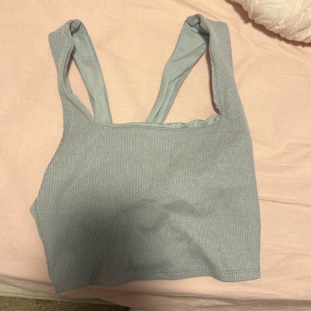 grey alo cross back size S